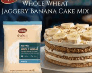 EGGLESS JAGGERY BANANA CAKE MIX 500GMS (REPACKED)