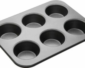 6 Cavity Aluminium Muffin Mould 6腔鋁製鬆餅模具