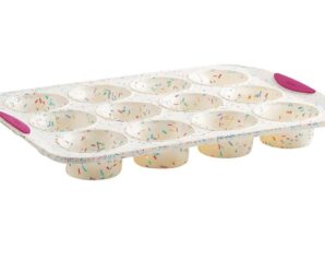 12 Cavity Silicone Cupcake Mould 矽膠紙杯蛋糕12孔烘焙模具