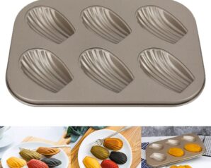6 Cavity Madeleine Aluminium Tray 6孔瑪德琳蛋糕托盤