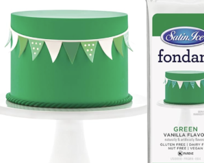 Satin Ice Green Vanilla Fondant 綠色/香草卷翻糖