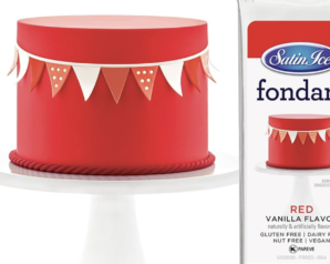 Satin Ice Red Vanilla Fondant 紅色/香草卷翻糖