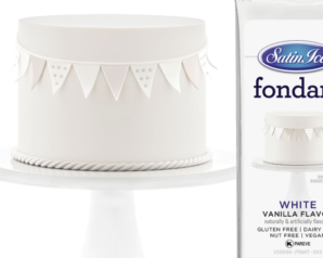 Satin Ice White Vanilla Fondant 白/香草卷翻糖