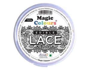 Magic Colours Black Edible Lace 黑金可食用蕾絲